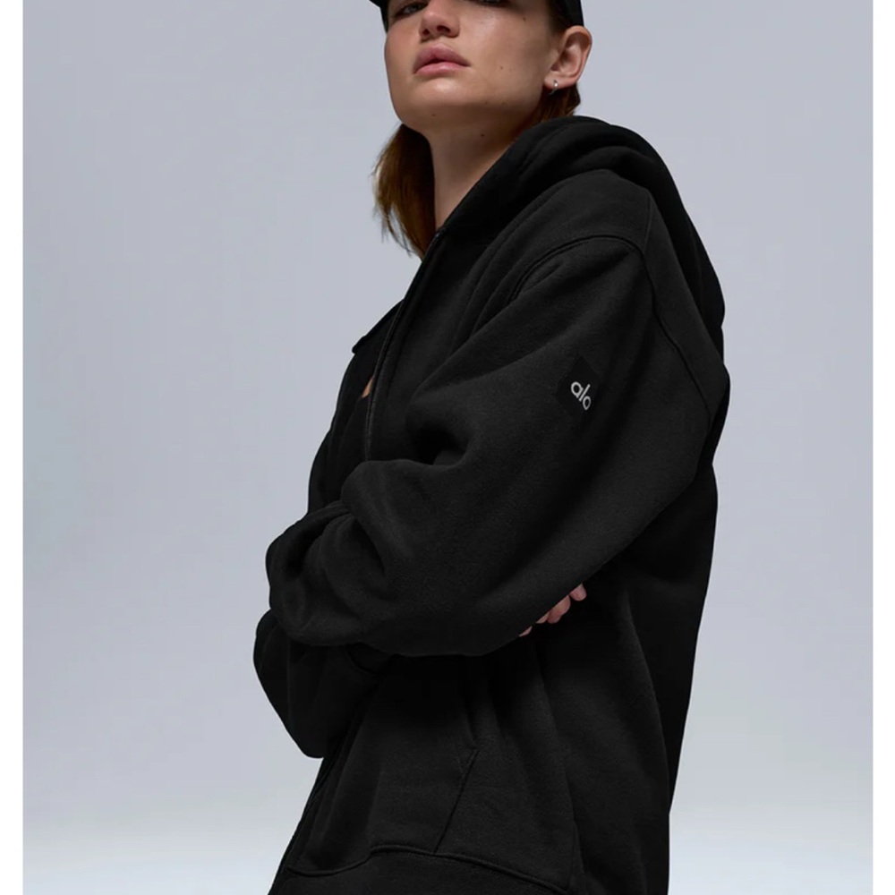 Alo- Renown Heavy Weight Full Zip Hoodie